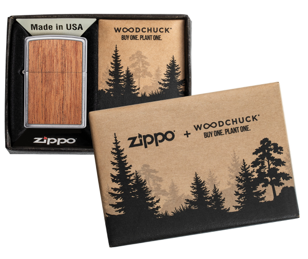 zippo 49038 WOODCHUCK USA Mahogany