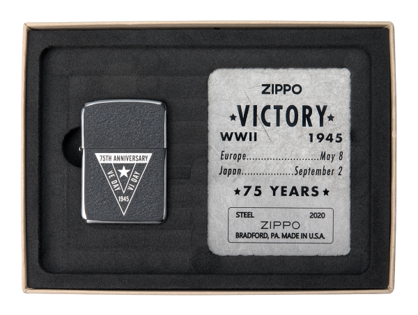 zippo 49264 VE VJ 75th Anniversary Collectible