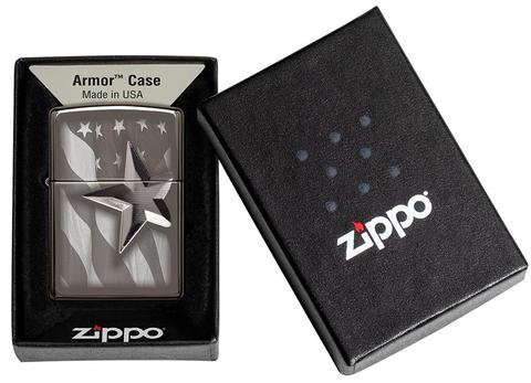 zippo 49350 Armor® Retro Star Design