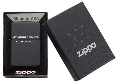 zippo 29867 Middle Finger Design