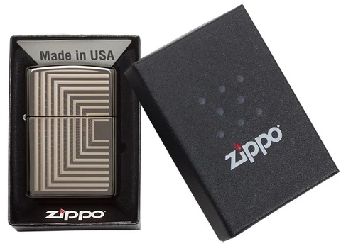 zippo 49071 Boxed Lines Design
