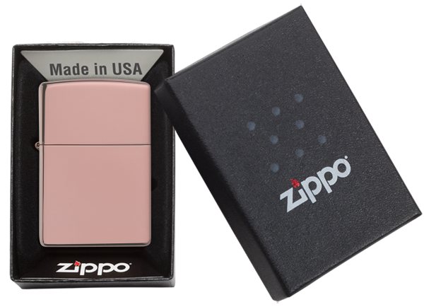 zippo 49190 Classic High Polish Rose Gold